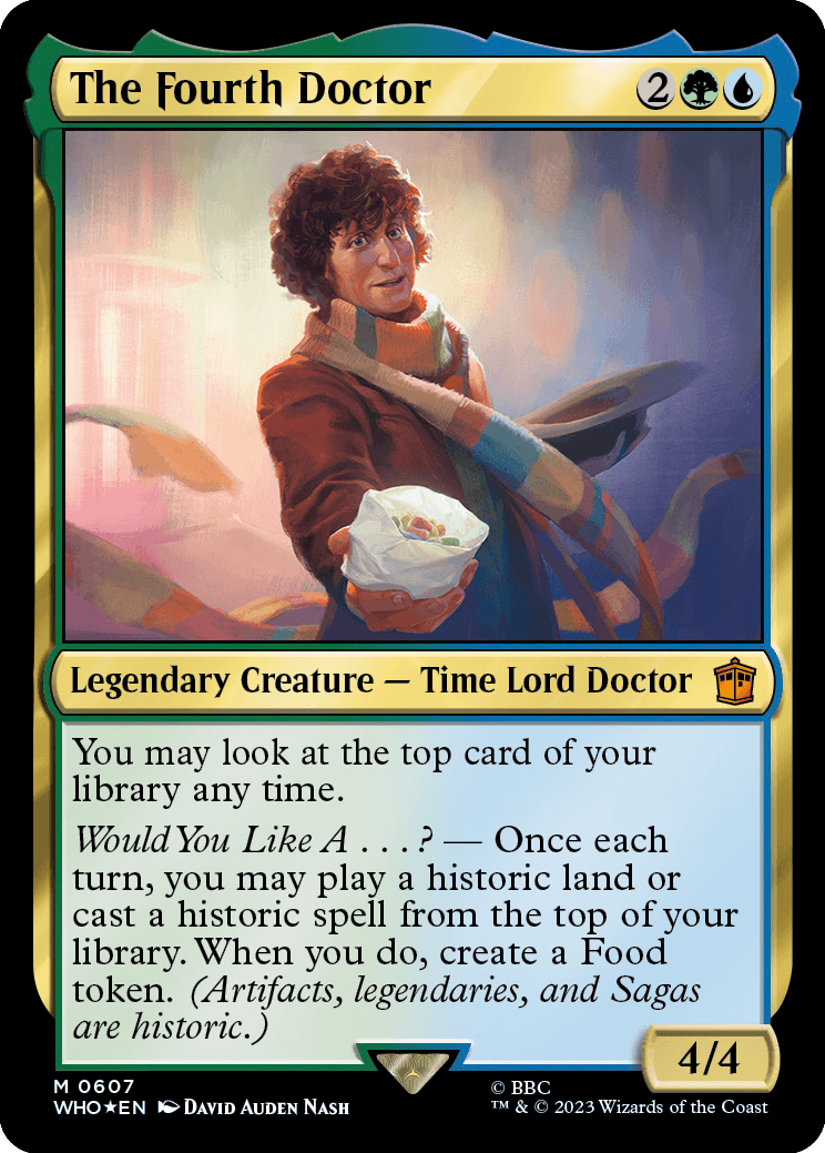 MTG Doctor Who 0607 The Fourth Doctor (Surge Foil)