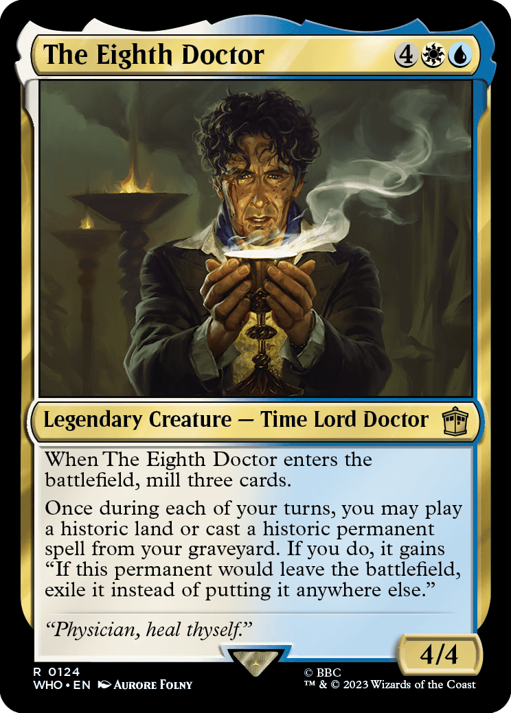 MTG Doctor Who 0124 The Eighth Doctor (Foil)