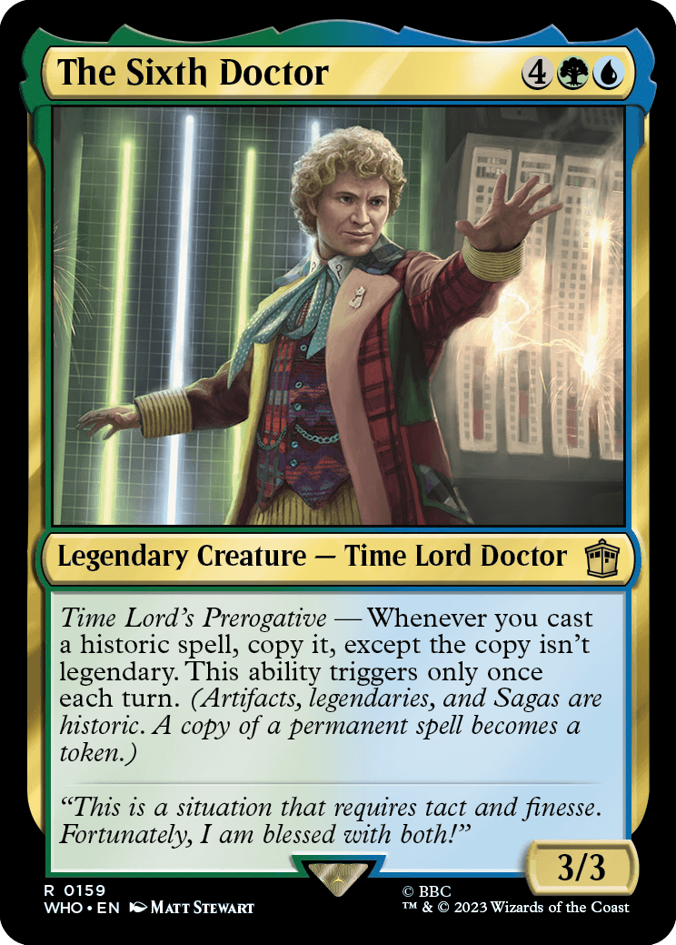 MTG Doctor Who 0159 The Sixth Doctor (Foil)