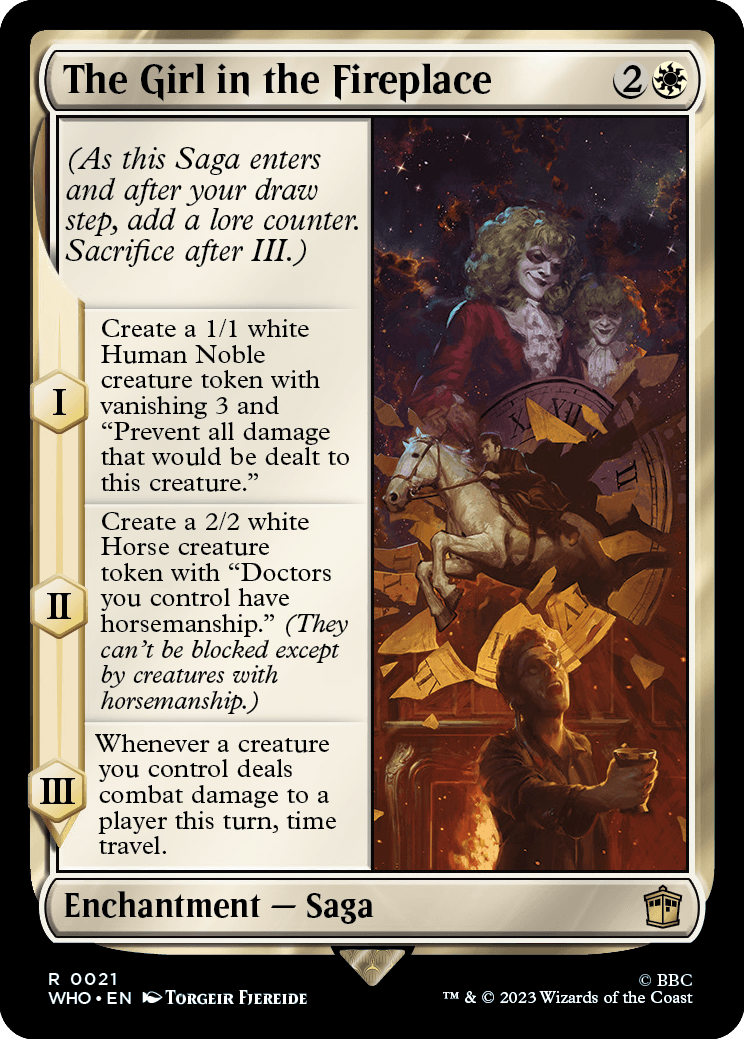MTG Doctor Who 0021 The Girl in the Fireplace (Foil)