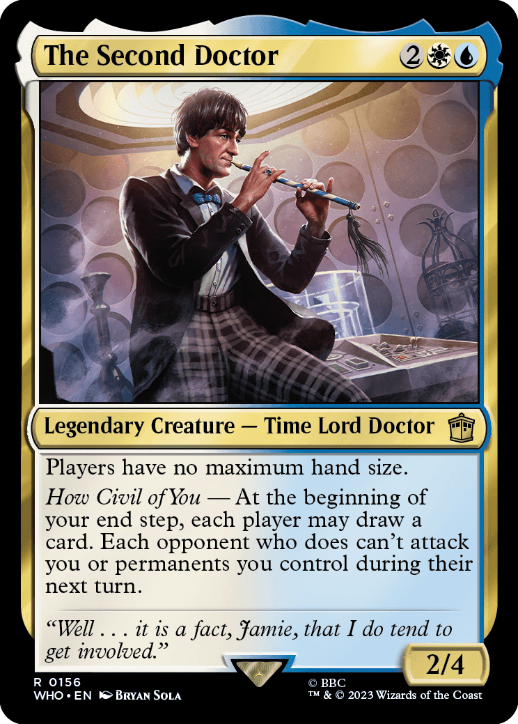MTG Doctor Who 0156 The Second Doctor (Foil)