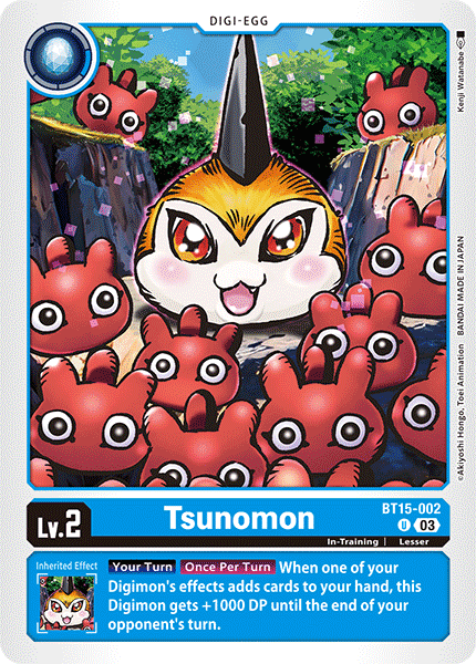 Exceed Apocalypse BT15-002 Tsunomon