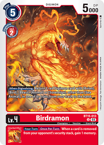 Exceed Apocalypse BT15-013 Birdramon