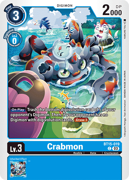 Exceed Apocalypse BT15-019 Crabmon