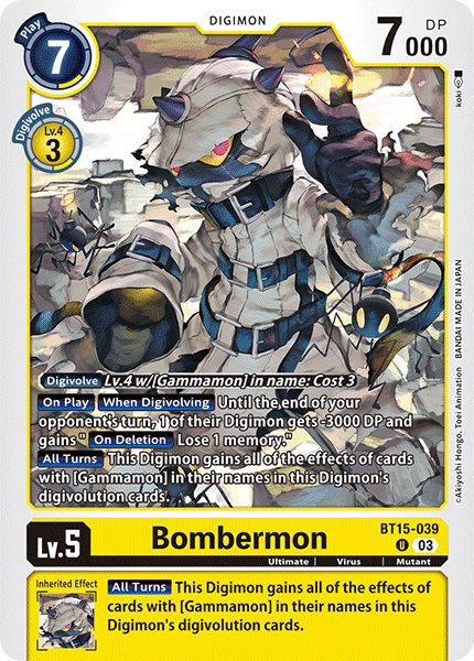 Exceed Apocalypse BT15-039 Bombermon