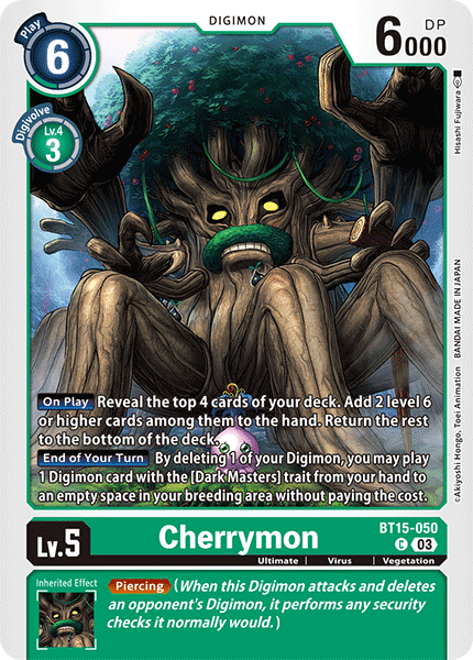 Exceed Apocalypse BT15-050 Cherrymon