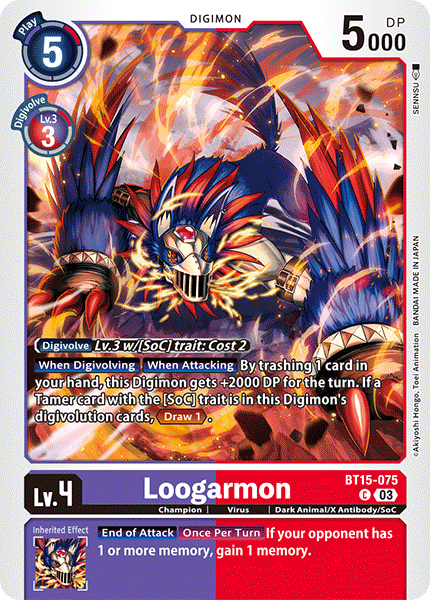 Exceed Apocalypse BT15-075 Loogarmon