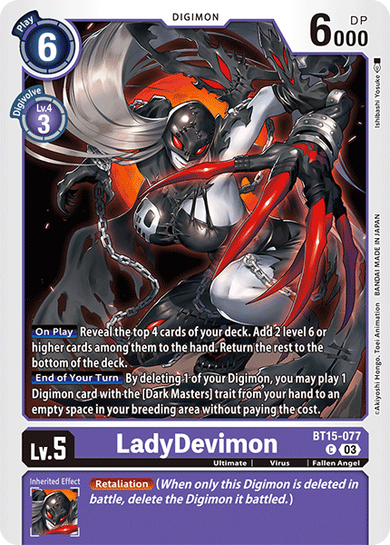 Exceed Apocalypse BT15-077 LadyDevimon