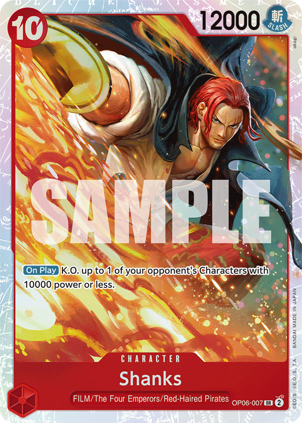 OP06-007 | SR | CHARACTER Shanks