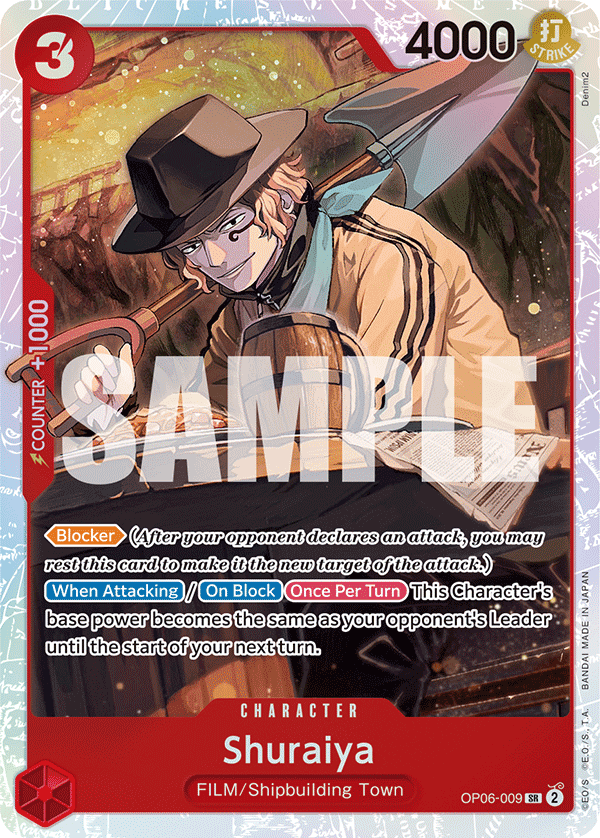 OP06-009 | SR | CHARACTER Shuraiya