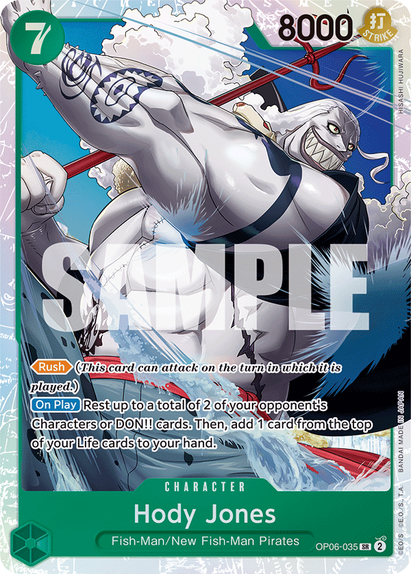 OP06-035 | SR | CHARACTER Hody Jones