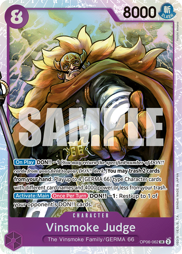 OP06-062 | SR | CHARACTER Vinsmoke Judge