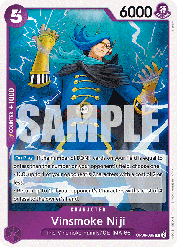 OP06-065 | R | CHARACTER Vinsmoke Niji