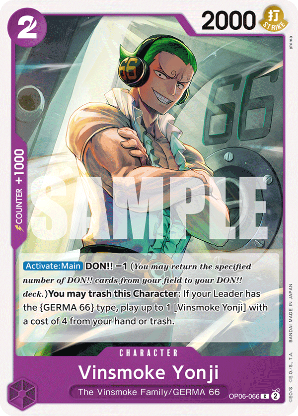 OP06-066 | C | CHARACTER Vinsmoke Yonji