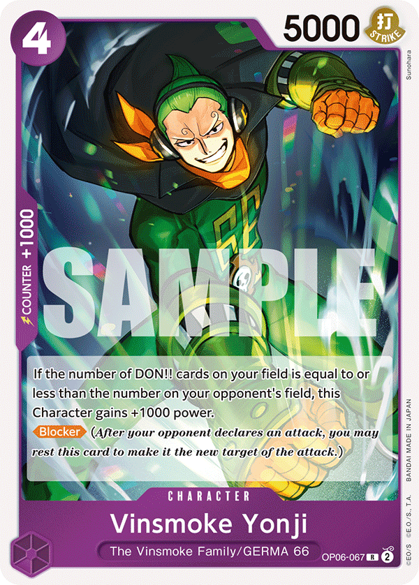 OP06-067 | R | CHARACTER Vinsmoke Yonji