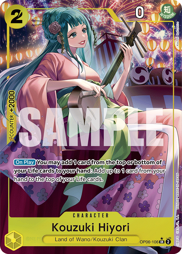 OP06-106 | SR | CHARACTER Kouzuki Hiyori (Parallel)