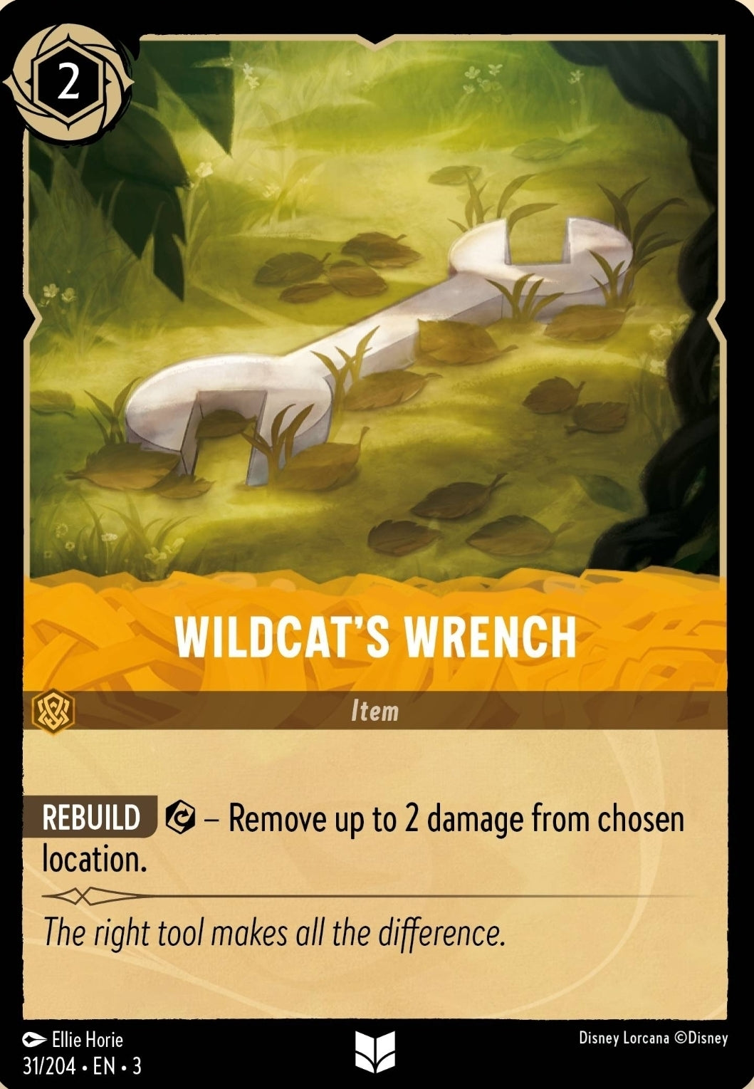 Disney Lorcana Into The Inklands 031/204 WILDCATS WRENCH