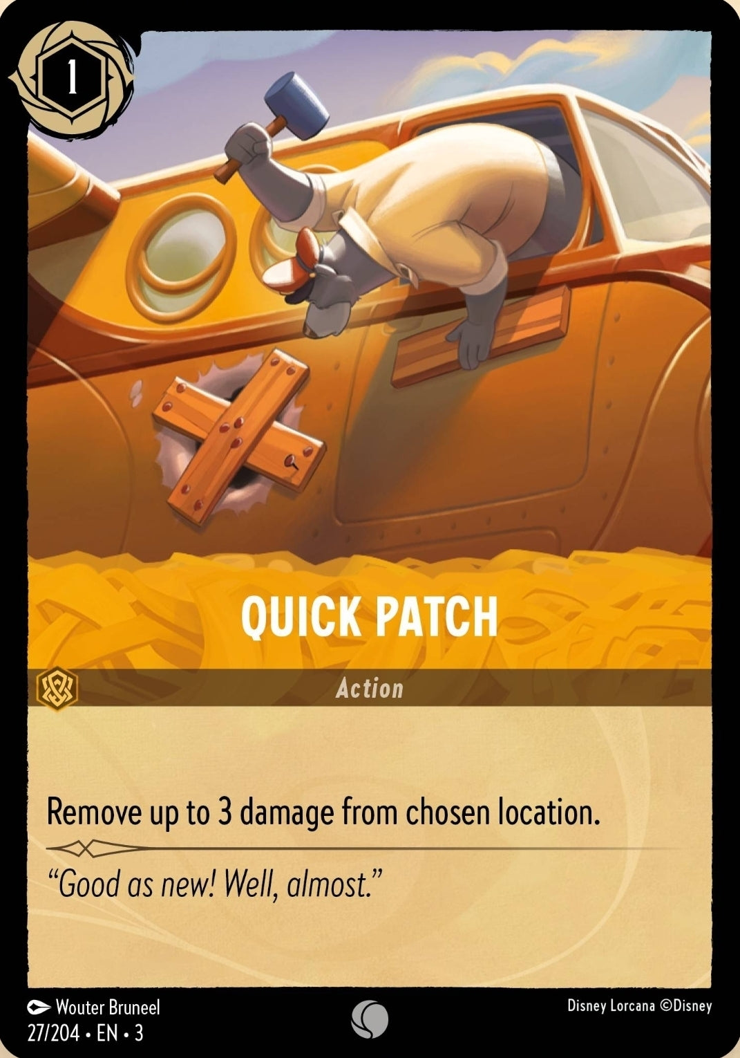 Disney Lorcana Into The Inklands 027/204 QUICK PATCH