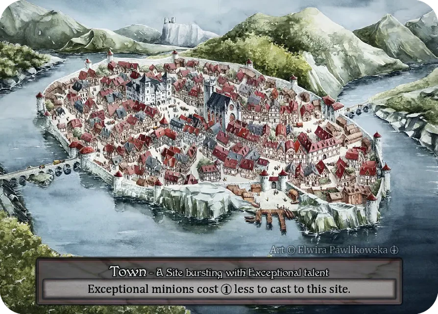 Sorcery Contested Realm Arthurian Legends - Town