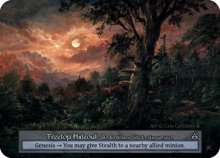 Sorcery Contested Realm Arthurian Legends - Treetop Hideout Foil