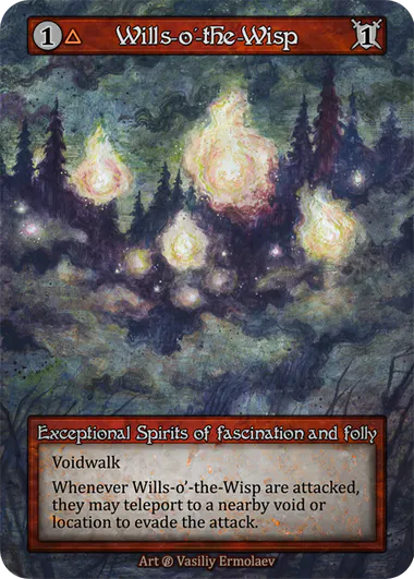 Sorcery Contested Realm - Wills-o'-the-Wisp Foil