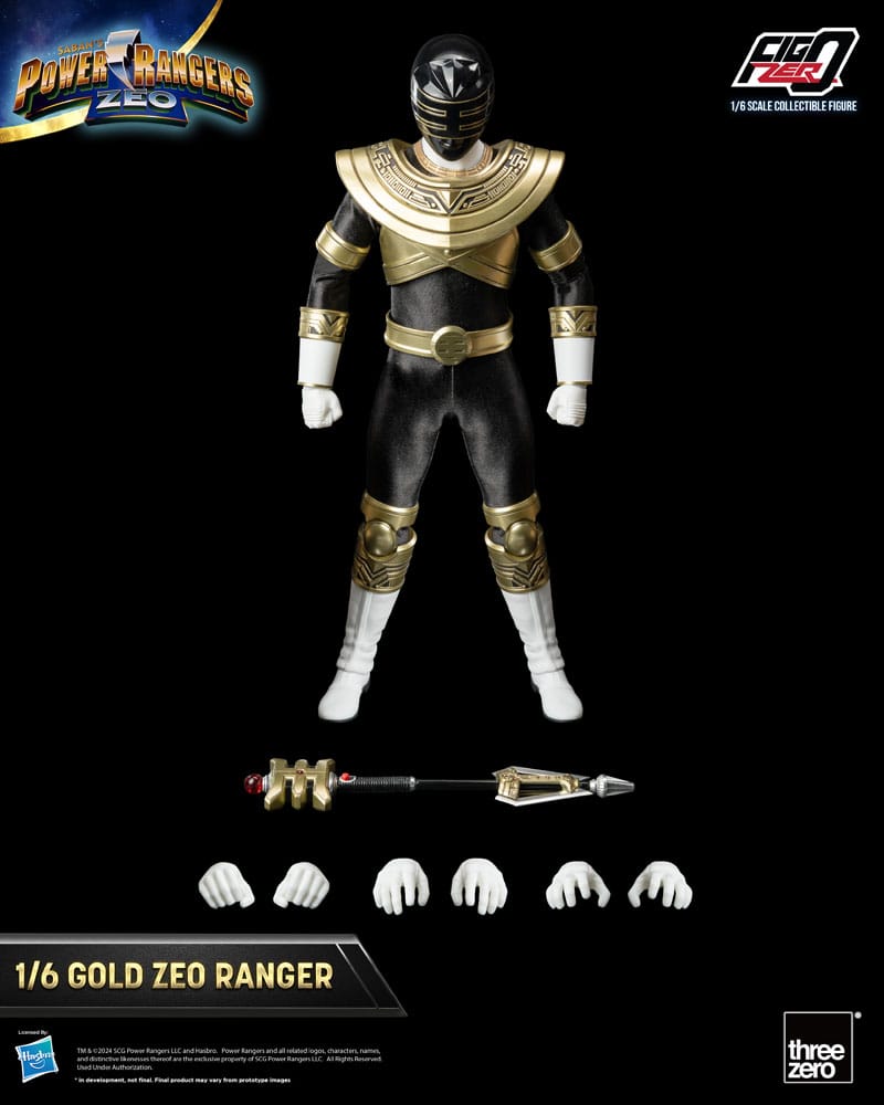 Power Rangers Zeo FigZero Action Figure 1/6 Gold Zeo Ranger 30 cm