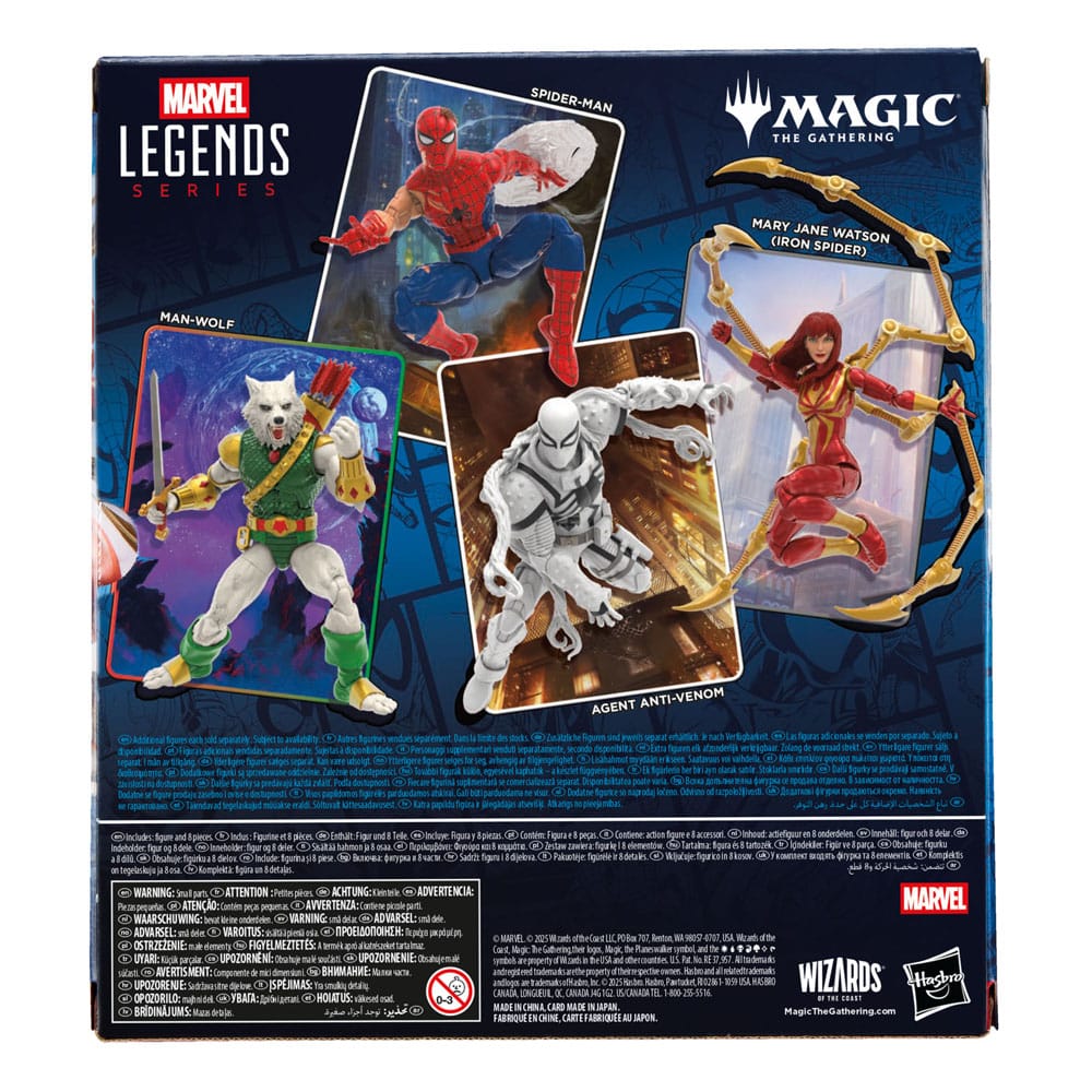 Marvel Legends Magic: The Gathering Action Figure Battle-Damaged Spider-Man (plus Exclusive Foil Card) 15 cm