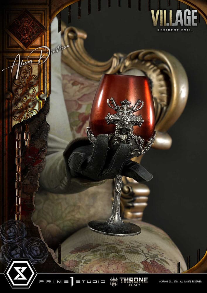 Resident Evil Village Throne Legacy Collection Statue 1/4 Alcina Dimitrescu Deluxe Version 66 cm