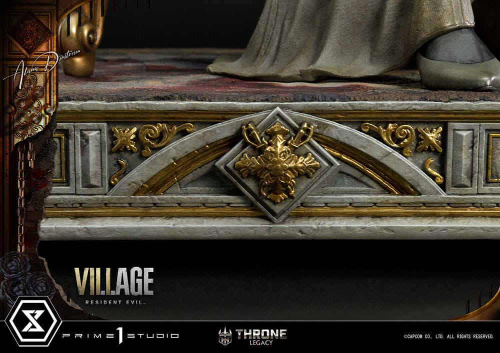 Resident Evil Village Throne Legacy Collection Statue 1/4 Alcina Dimitrescu Deluxe Version 66 cm