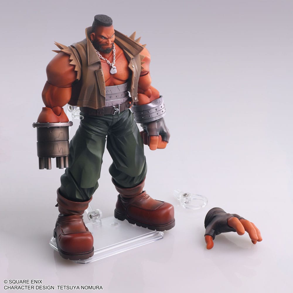 Final Fantasy VII Bring Arts Action Figure Barret Wallace 17 cm