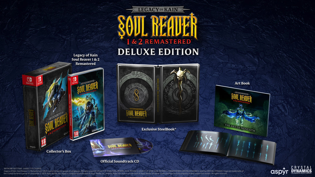 Legacy of Kain™ Soul Reaver 1&2 Remastered Deluxe Edition- Nintendo Switch
