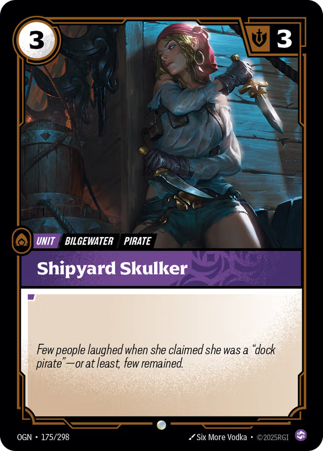 Riftbound: League of Legends TCG Origins 175/289 Shipyard Skulker Foil