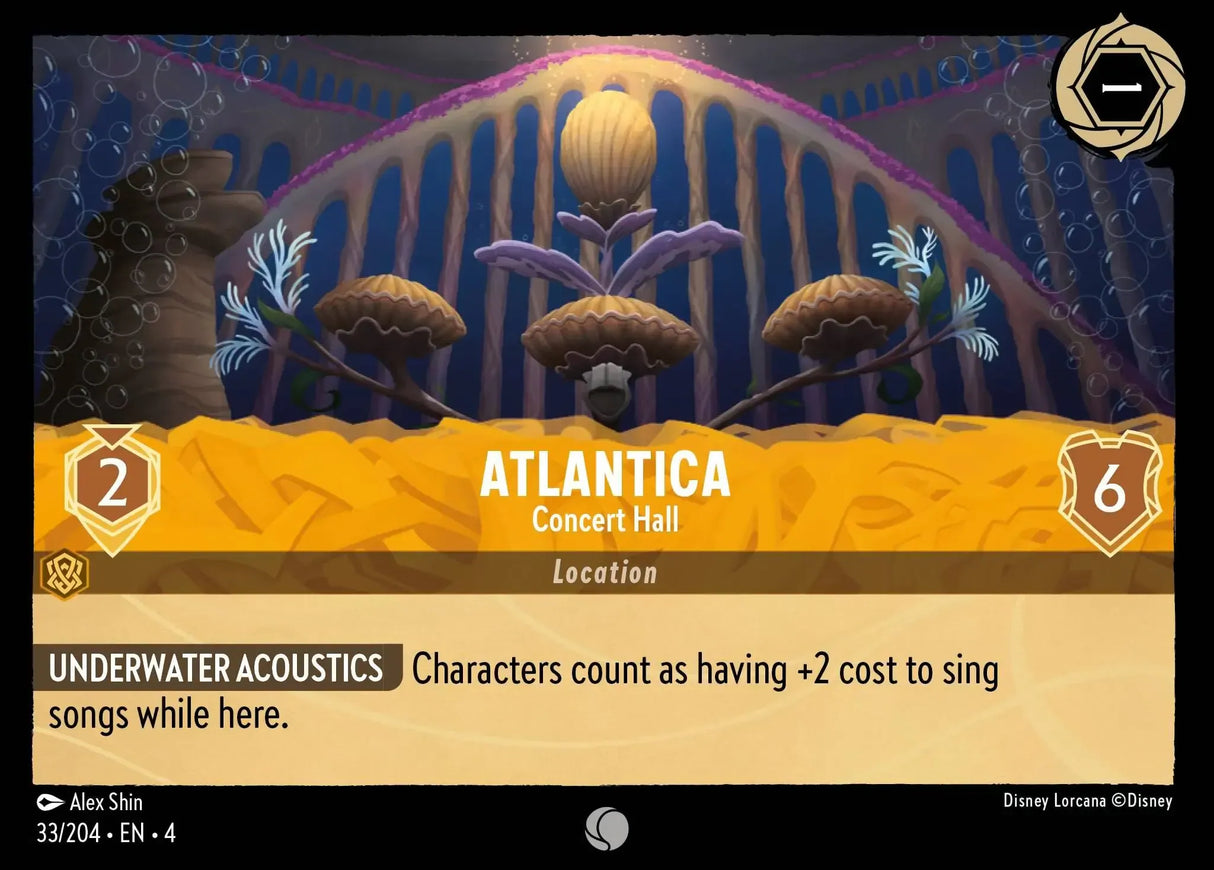Disney Lorcana Ursula's Return 033/204 Atlantica - Concert Hall Foil