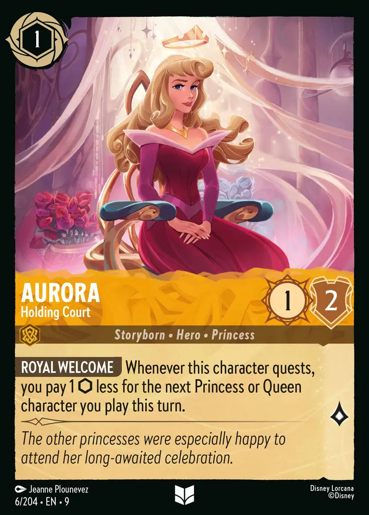 Disney Lorcana Fabled 006/204 Aurora - Holding Court