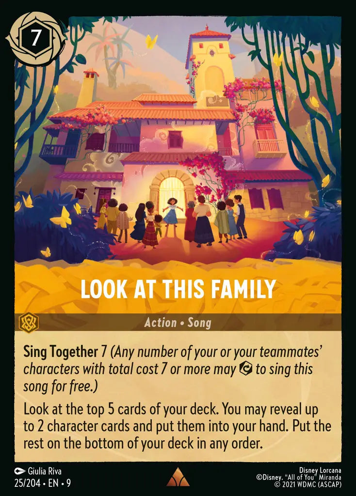 Disney Lorcana Fabled 025/204 Look at This Family