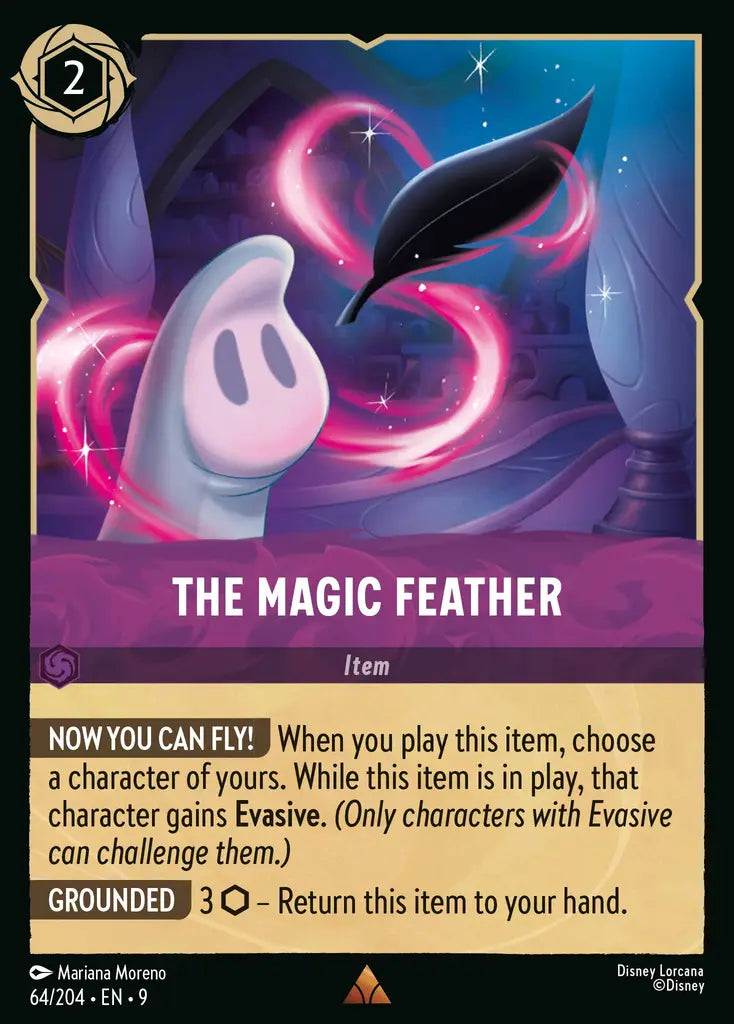 Disney Lorcana Fabled 064/204 The Magic Feather Foil