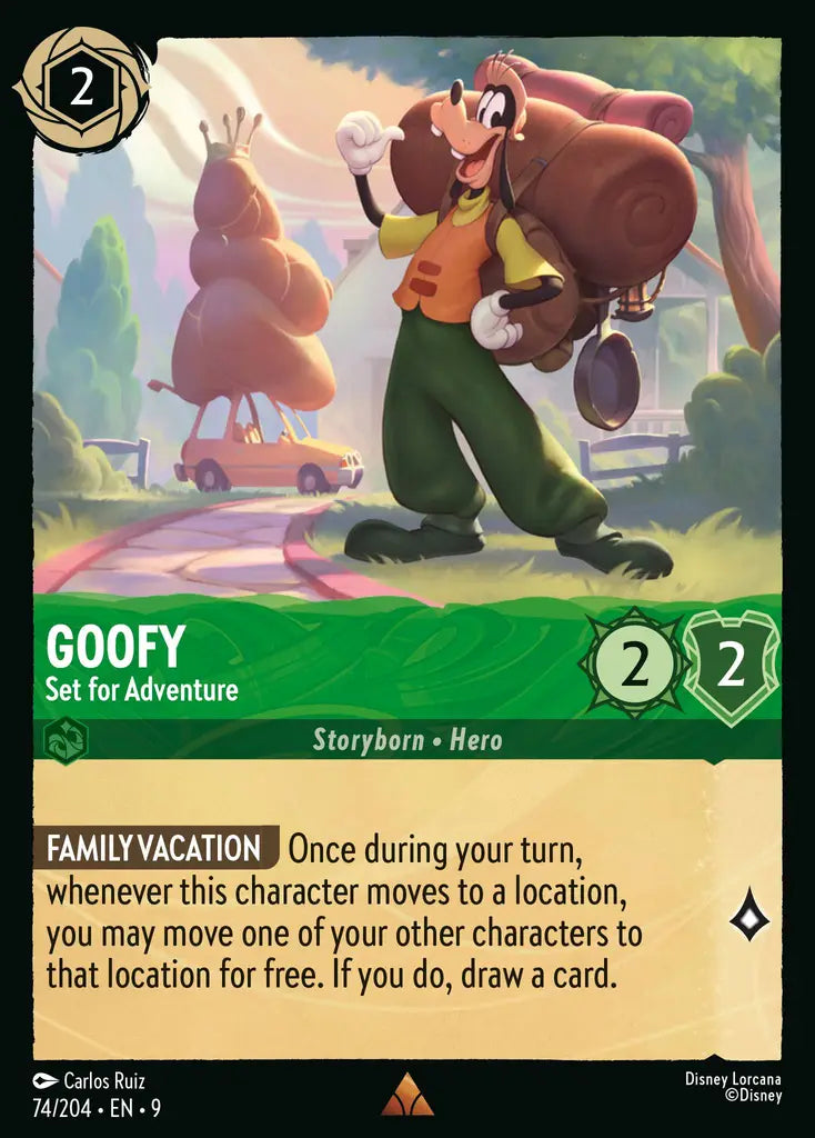 Disney Lorcana Fabled 074/204 Goofy - Set for Adventure