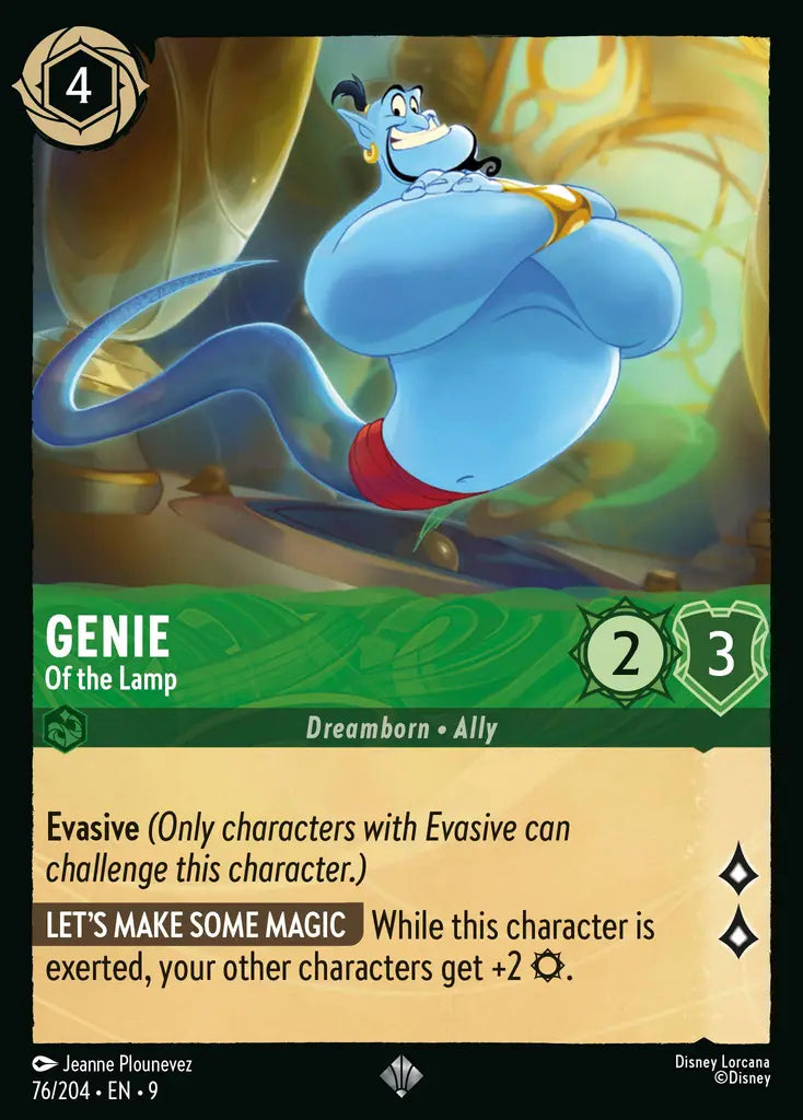 Disney Lorcana Fabled 076/204 Genie - Of the Lamp Foil