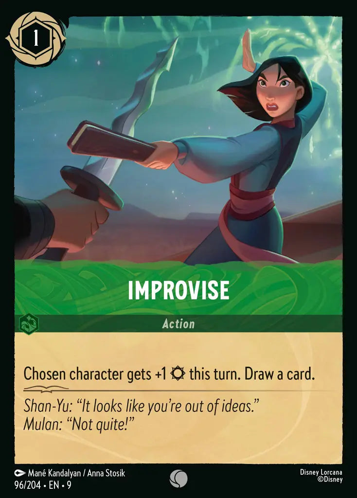 Disney Lorcana Fabled 096/204 Improvise
