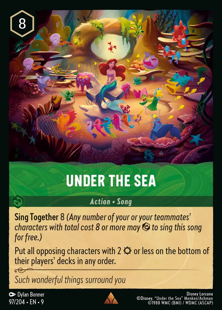 Disney Lorcana Fabled 097/204 Under The Sea