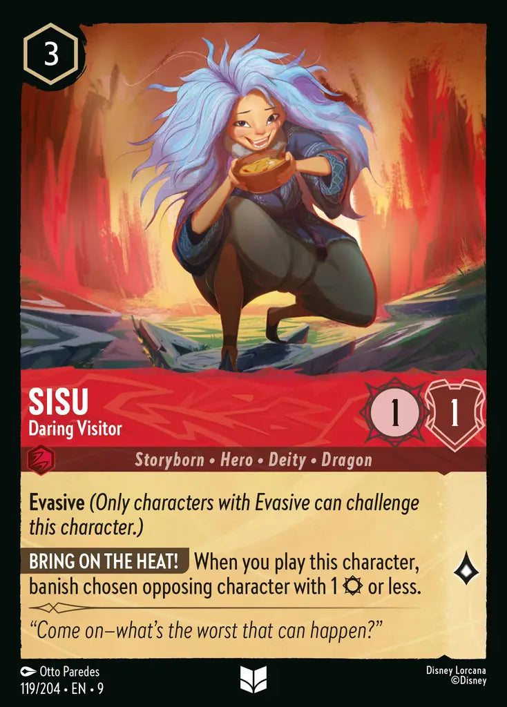 Disney Lorcana Fabled 119/204 Sisu - Daring Visitor