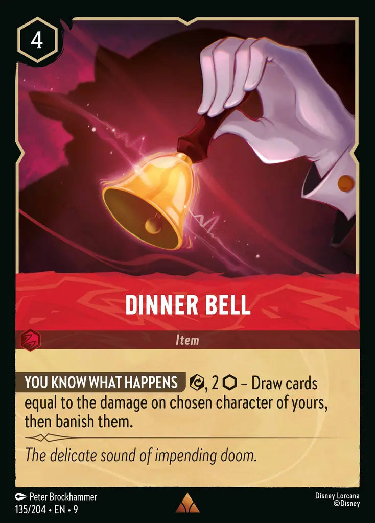 Disney Lorcana Fabled 135/204 Dinner Bell
