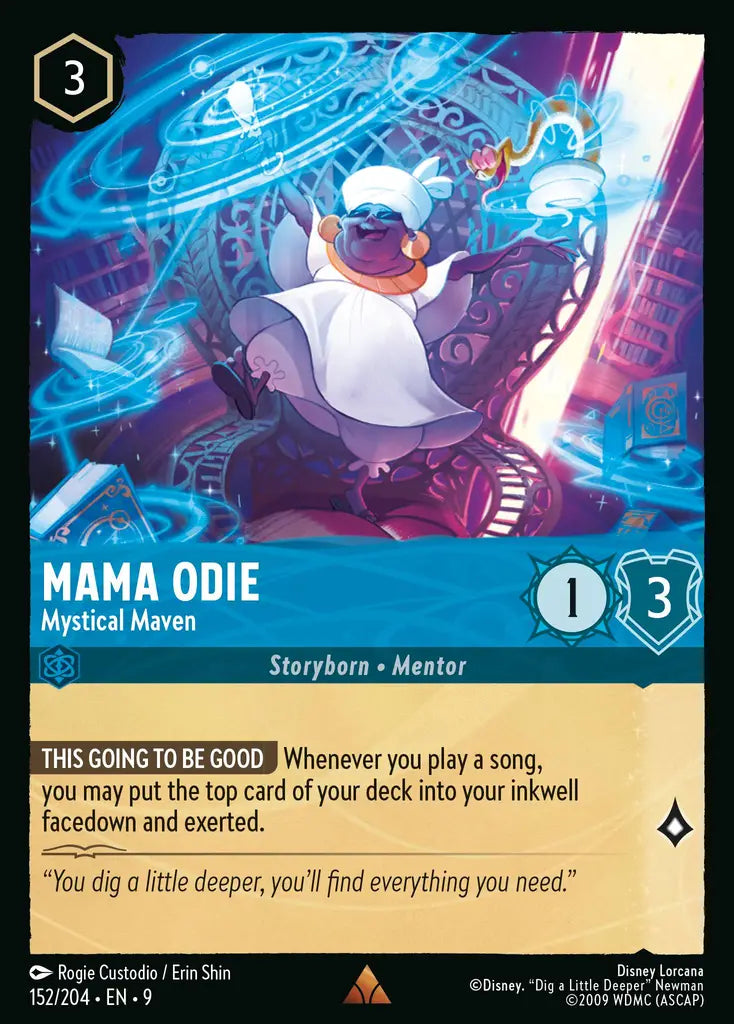 Disney Lorcana Fabled 152/204 Mama Odie - Mystical Maven