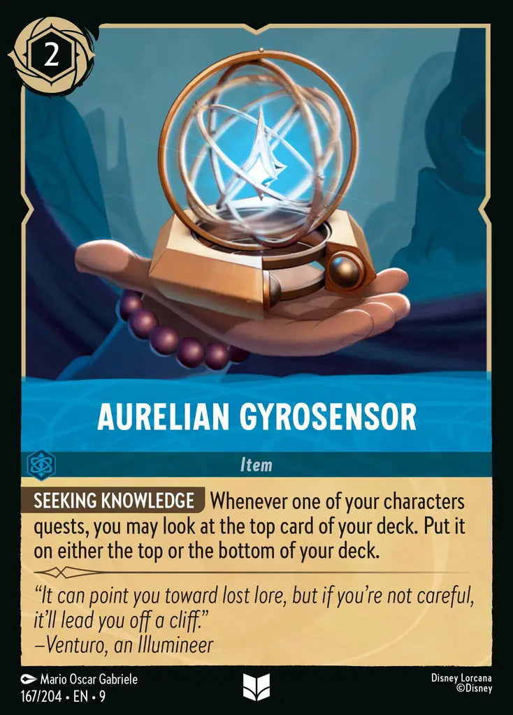 Disney Lorcana Fabled 167/204 Aurelian Gyrosensor