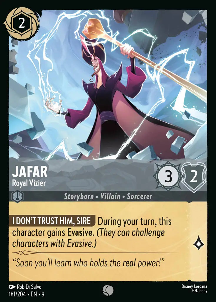 Disney Lorcana Fabled 181/204 Jafar - Royal Vizier