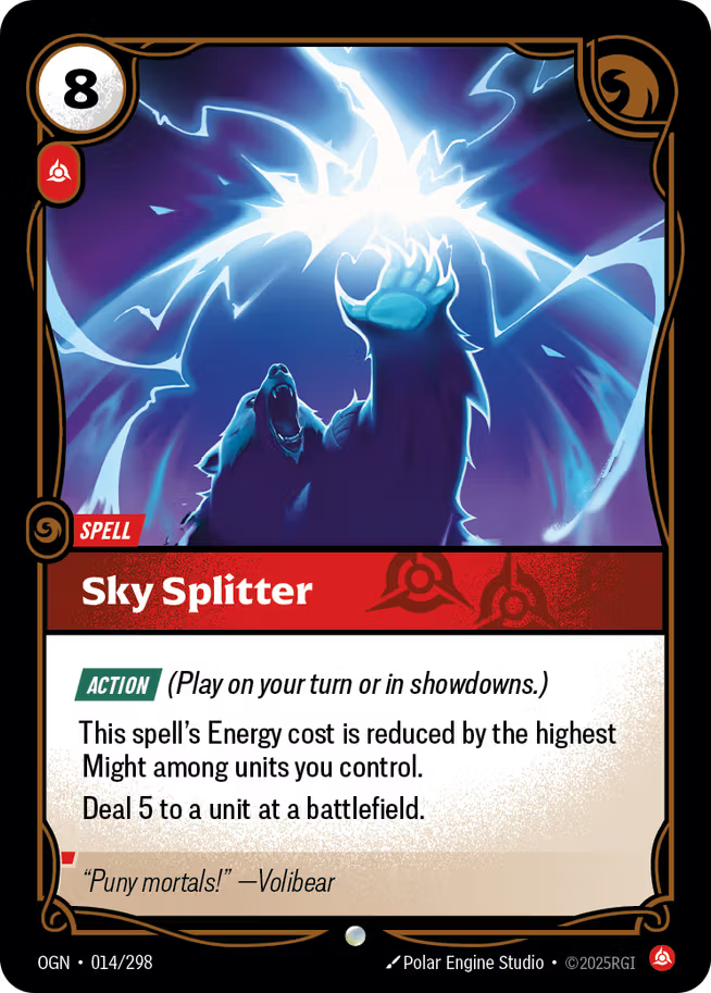 Riftbound: League of Legends TCG Origins 014/289 Sky Splitter