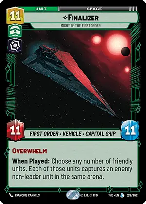 Star Wars: Unlimited Shadows of the Galaxy 092/262 Finalizer Might of the First Order