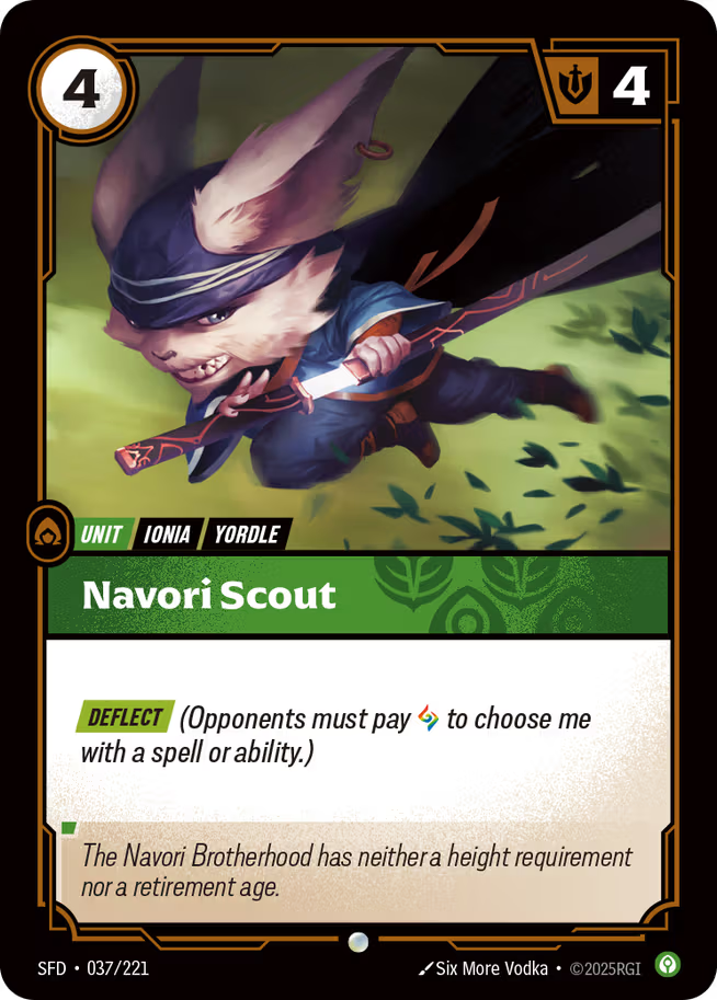 Riftbound: League of Legends TCG Spiritforged 037/221 Navori Scout