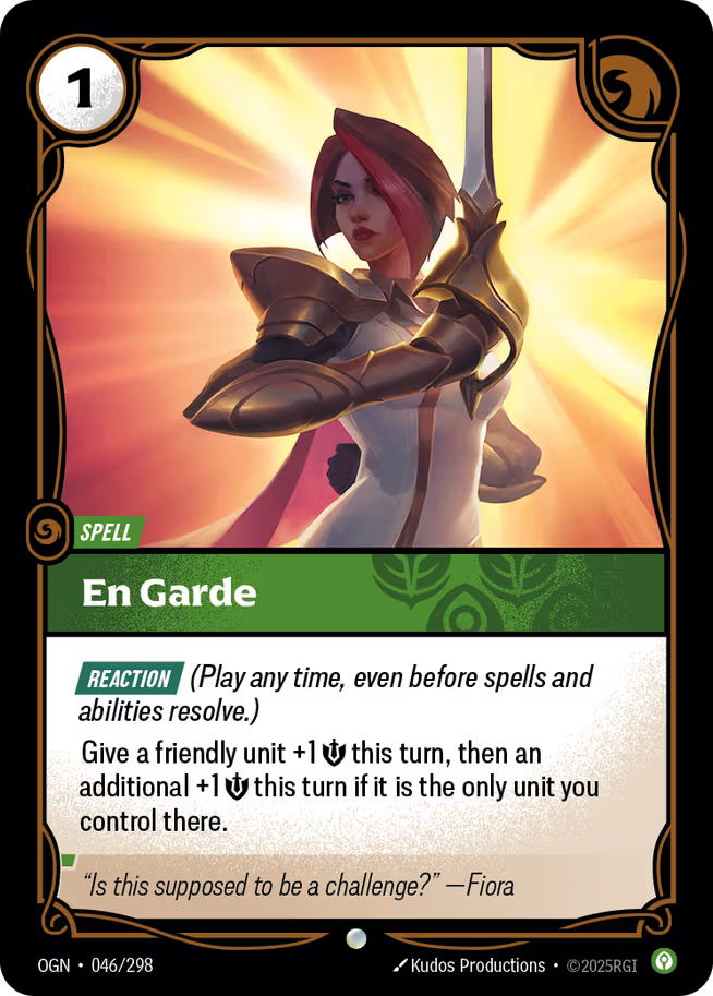 Riftbound: League of Legends TCG Origins 046/289 En Garde