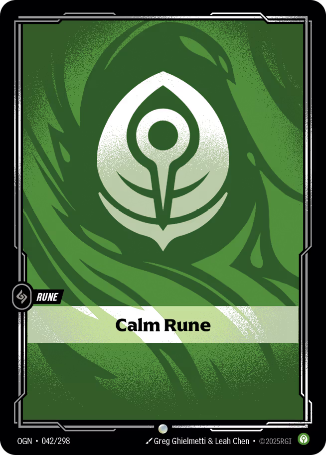 Riftbound: League of Legends TCG Origins 042/289 Calm Rune